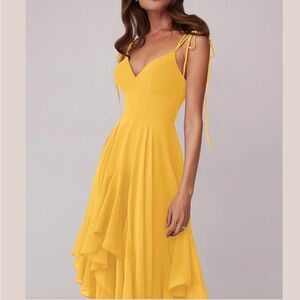 Elegant Marigold Sleeveless Dress
